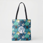 Angelfish Aquarium Pattern Tote Bag (Voorkant)