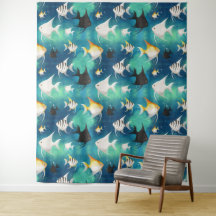 Angelfish Aquarium Pattern