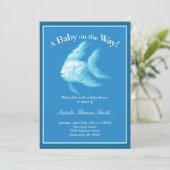 Angelfish-Baby shower Kaart (Staand voorkant)
