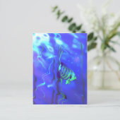 Angelfish Blues Briefkaart (Staand voorkant)