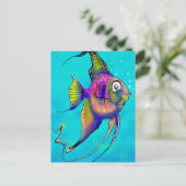 Angelfish Briefkaart (Staand voorkant)