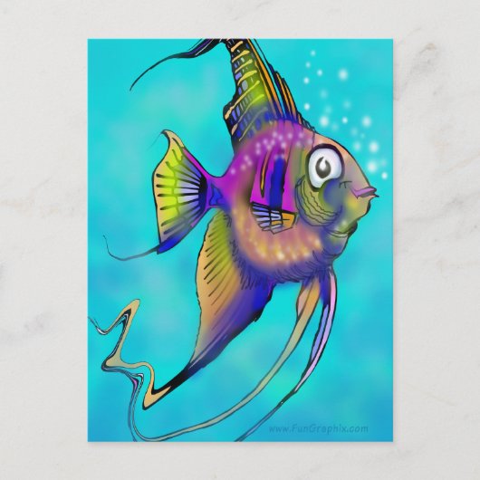 Angelfish Briefkaart (Voorkant)