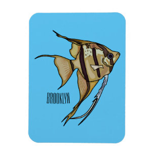 Angelfish cartoon illustratie magneet