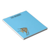 Angelfish cartoon illustratie notitieblok (Schuin)