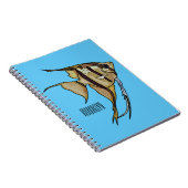 Angelfish cartoon illustratie notitieboek (Rechterzijde)