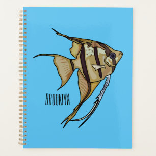 Angelfish cartoon illustratie planner