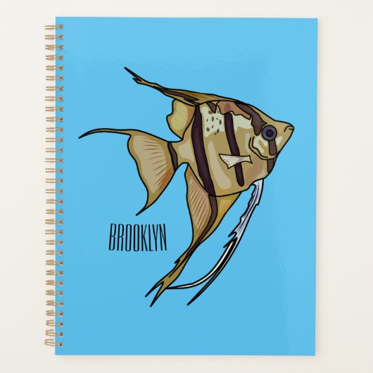 Angelfish cartoon illustratie planner (Voorkant)