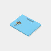 Angelfish cartoon illustratie post-it® notes (Schuin)