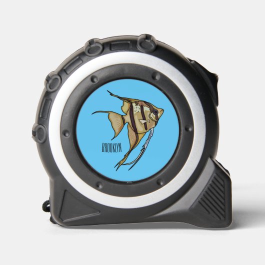 Angelfish cartoon illustratie rolmaat (Voorkant)