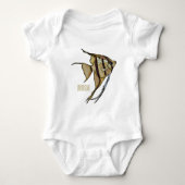 Angelfish cartoon illustratie romper (Voorkant)