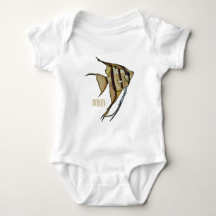 Angelfish cartoon illustratie romper