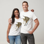 Angelfish cartoon illustratie t-shirt (Unisex)
