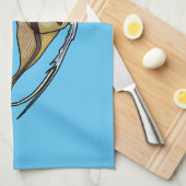 Angelfish cartoon illustratie theedoek (Quarter Fold)