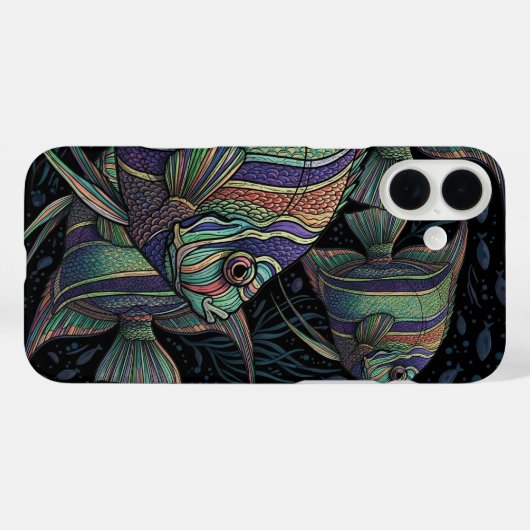 Angelfish Case-Mate iPhone Case (Achterkant (horizontaal))