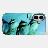 Angelfish Clear Blue Water Case-Mate iPhone Case (Achterkant (horizontaal))