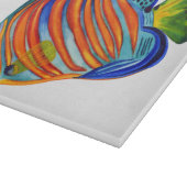 Angelfish design decorative chopping board snijplank (Hoek)