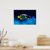 Angelfish door Johannes Stötter Poster (Keuken)