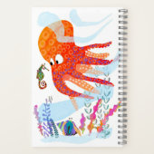 Angelfish en Ocean Friends Spiral Notitieboek (Achterkant)