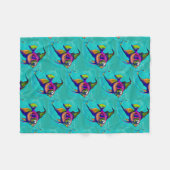 Angelfish Fleece Deken (Voorkant (Horizontaal))