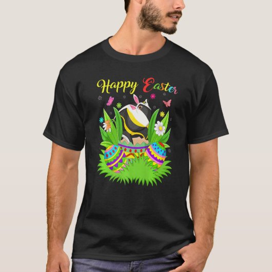 Angelfish Floral Easter Egg Funny Angelfish Easte T-shirt (Voorkant)