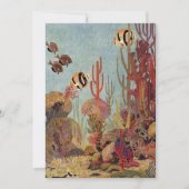 Angelfish in koraal,  tropische vissen in de oceaa (Voorkant)