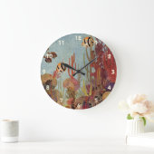 Angelfish in koraal, tropische vissen in de oceaa grote klok (Huis)