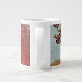 Angelfish in koraal,  tropische vissen in de oceaa grote koffiekop (Achterkant)