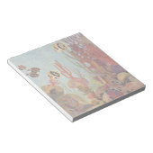 Angelfish in koraal,  tropische vissen in de oceaa notitieblok (Schuin)