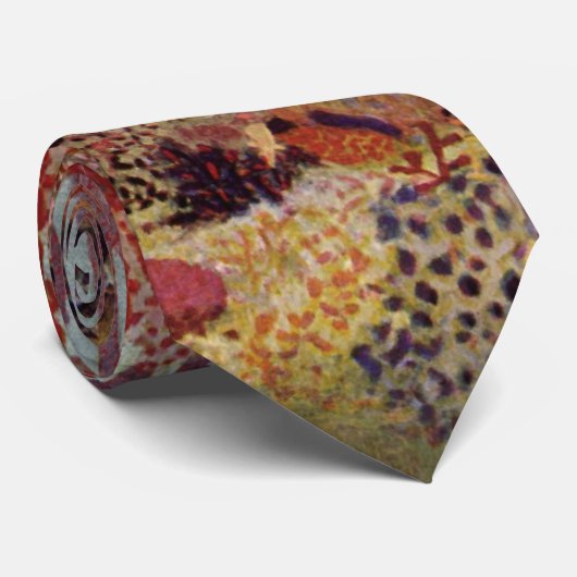 Angelfish in koraal,  tropische vissen in de oceaa stropdas (Opgerold)