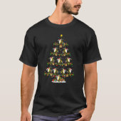 Angelfish  Lights Xmas Santa Angelfish Christmas T T-shirt (Voorkant)