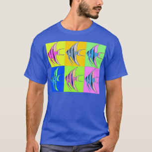 Angelfish Mod Art 1 T-shirt