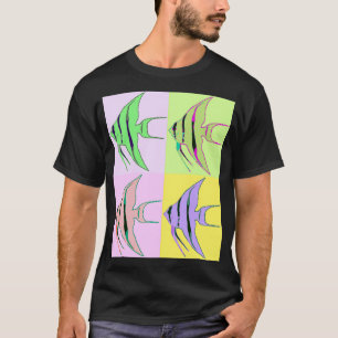 Angelfish Mod Art T-shirt