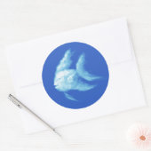 Angelfish Ronde Sticker (Envelop)