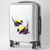 Angelfish Tropical Fish Set Sticker (Koffer)