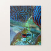 Angelfish vs Discus Fish Aquarium Keeper Legpuzzel (Verticaal)