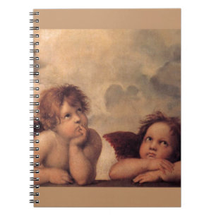angelgeloof Raphael  oude schilderij zegen Notitieboek
