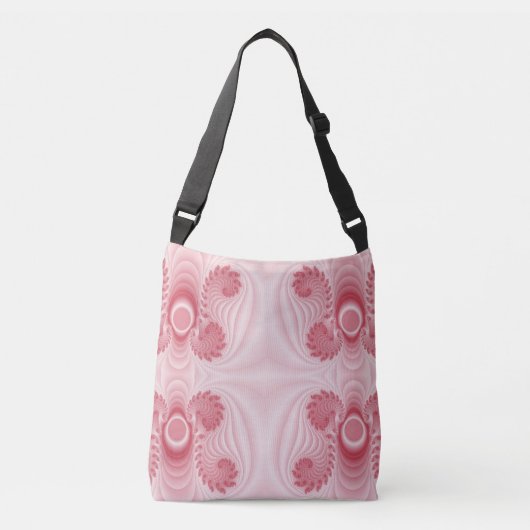 Angelhartroze fractal Design Crossbody Tas (Voorkant)