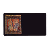 Angeli Laudantes door Sir Edward Coley Burne Jones Etiket (Voorkant)