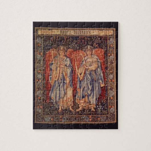 Angeli Laudantes door Sir Edward Coley Burne Jones Legpuzzel (Verticaal)