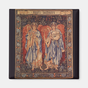 Angeli Laudantes door Sir Edward Coley Burne Jones Magneet