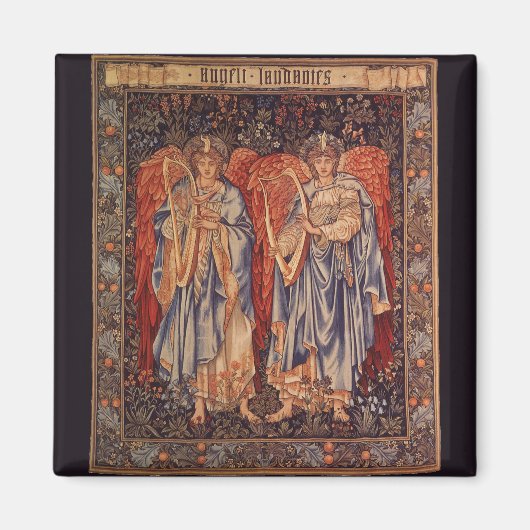 Angeli Laudantes door Sir Edward Coley Burne Jones Magneet (Voorkant)