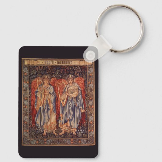 Angeli Laudantes door Sir Edward Coley Burne Jones Sleutelhanger (Achterkant)