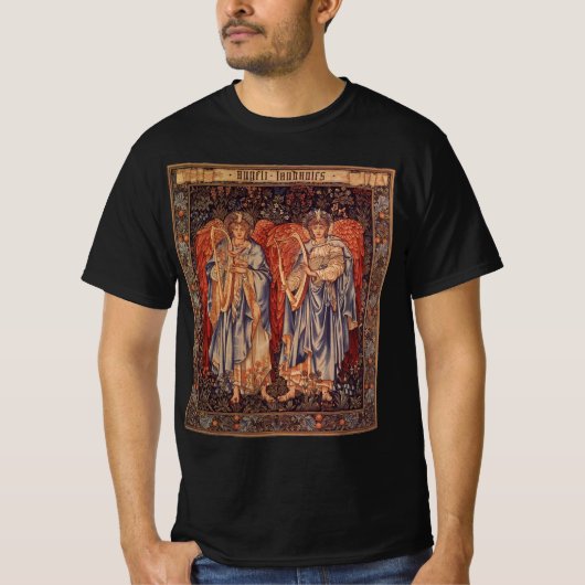Angeli Laudantes door Sir Edward Coley Burne Jones T-shirt (Voorkant)