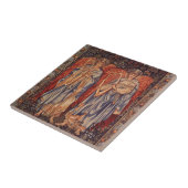 Angeli Laudantes door Sir Edward Coley Burne Jones Tegeltje (Zijkant)
