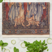 Angeli Laudantes door Sir Edward Coley Burne Jones Theedoek (Gevouwen)