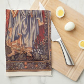 Angeli Laudantes door Sir Edward Coley Burne Jones Theedoek (Quarter Fold)