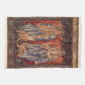 Angeli Laudantes door Sir Edward Coley Burne Jones Theedoek (Horizontaal)