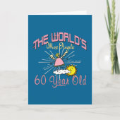 Angelic 60th Birthday Kaart (Voorkant)