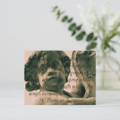 Angelic Angel citeert - Angel-citaat Briefkaart (Staand voorkant)