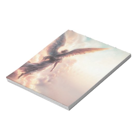 Angelic Angel Sky Clouds Notitieblok (Linkerzijde)